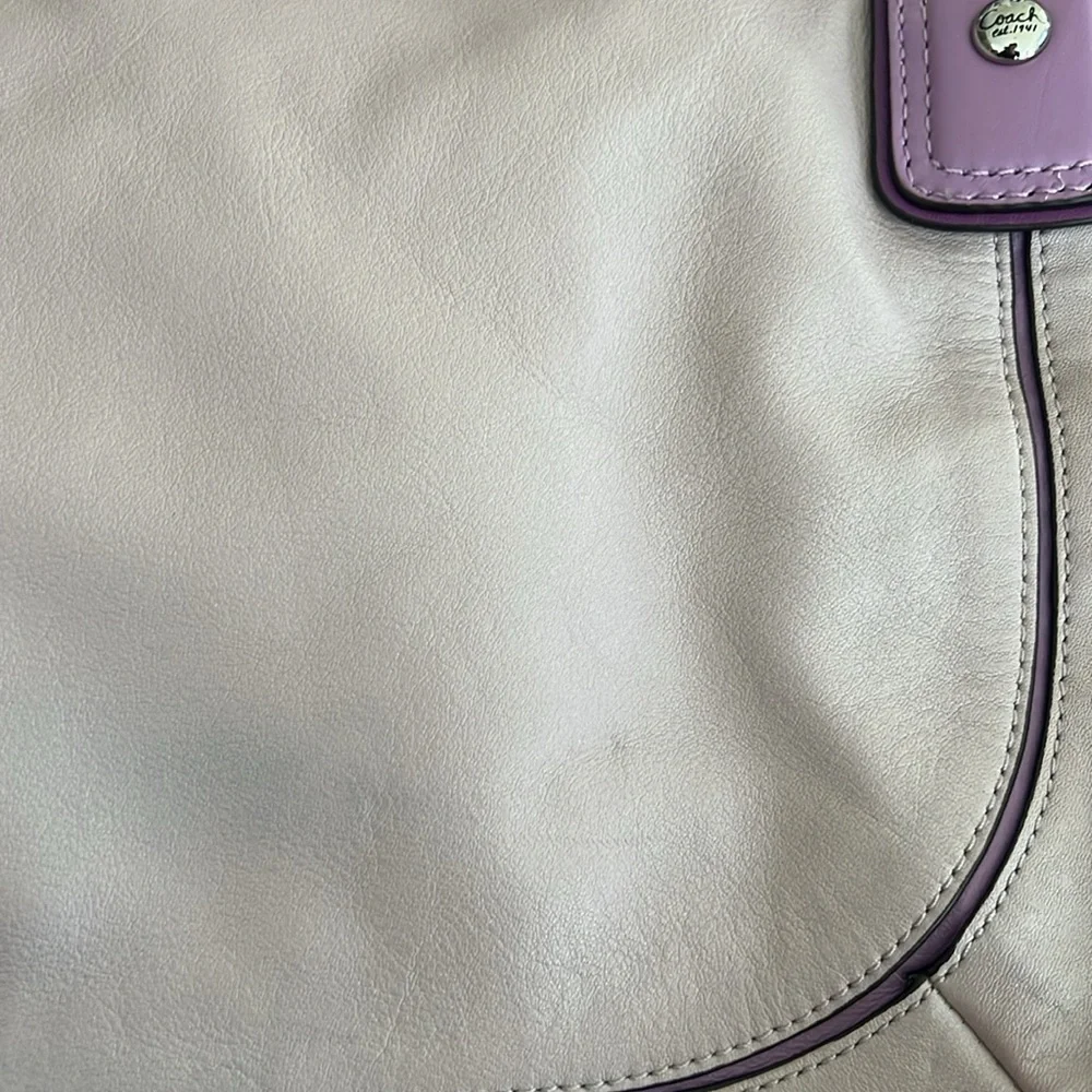 COACH F22510 Kristin Spectator Leather Round Satchel